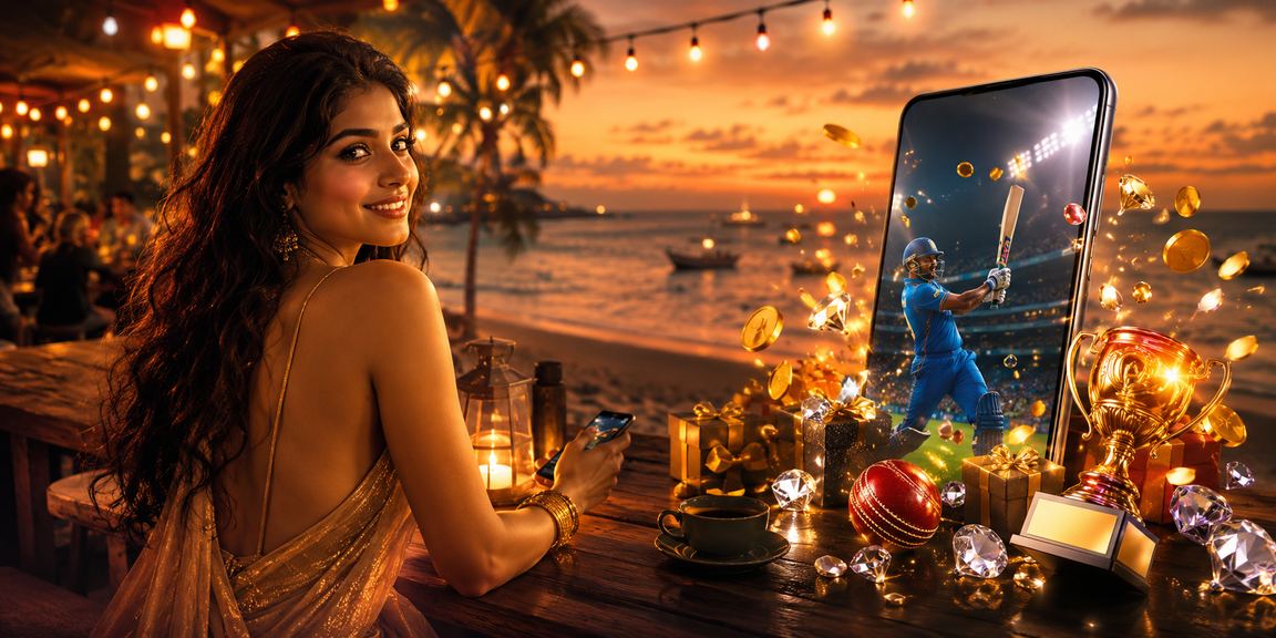 সেন্ট মার্টিন বিচে ক্রিকেট বেটিং উপভোগ করছেন একজন ব্যবহারকারী